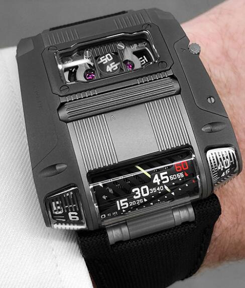 Urwerk Watch Replica 111C collection UR-111C GUN METAL